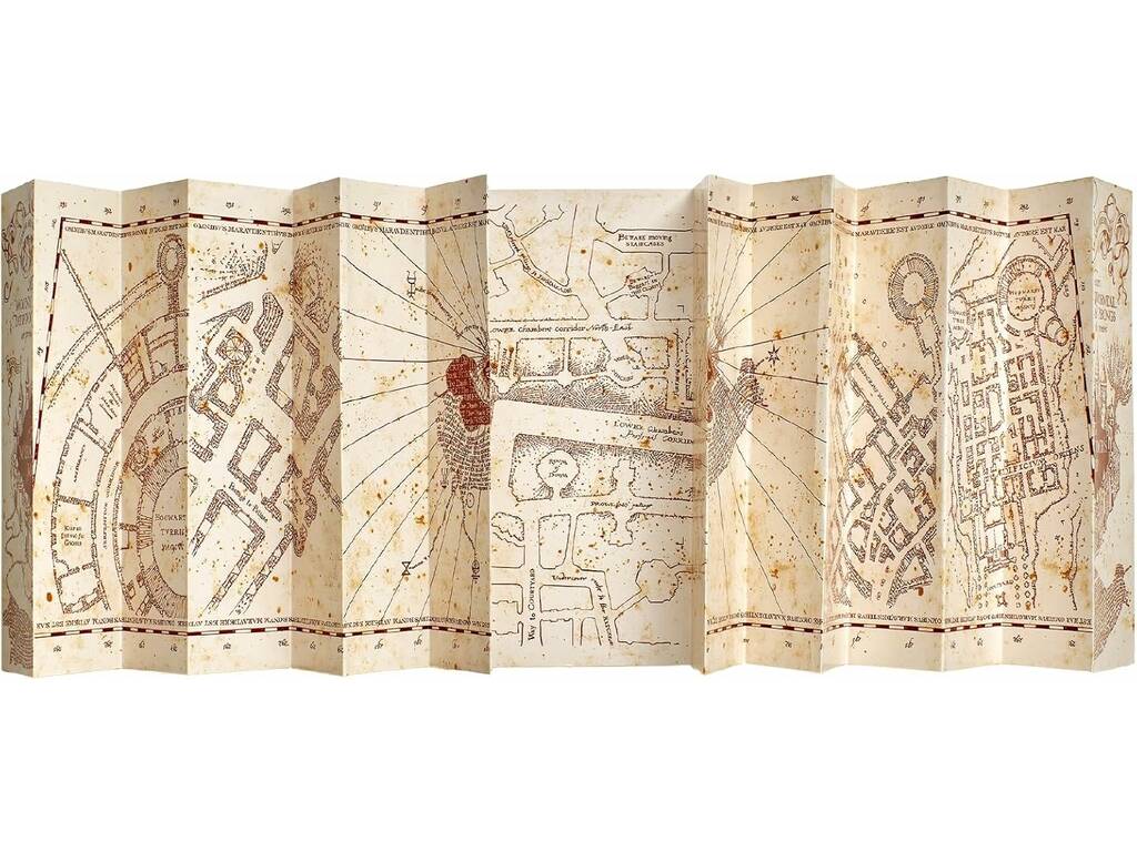 Harry Potter Mapa de los Merodeadores con Varita UV de 10 cm