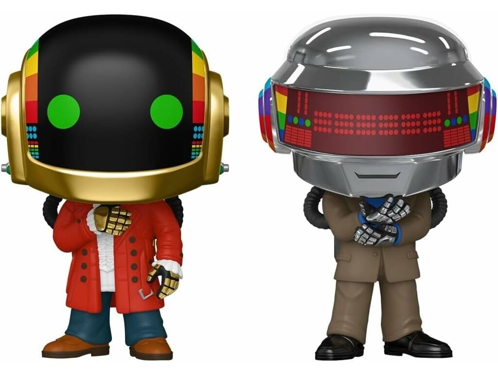 Funko Pop Rocks Daft Punk Discovery Era Pack 2 Figuras