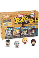 Funko Bitty Pop Demon Slayer Pack 4 con Inosuke Hashibira