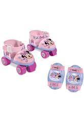 Set de patins et protections Disney Jr Minnie Mouse
