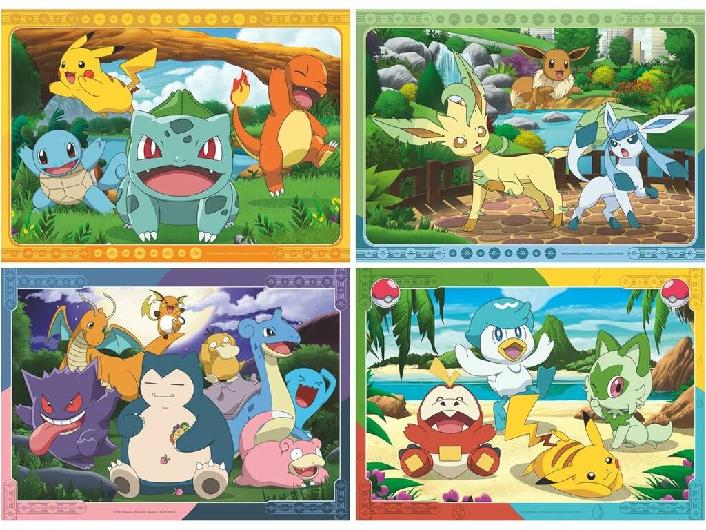 Puzzle 4x100 Bumper Pack Pokémon ¡Te Elijo a Ti!