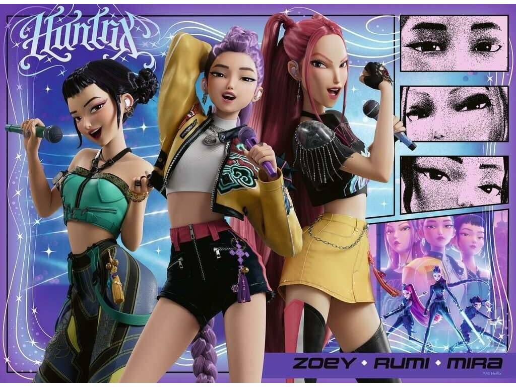 Puzzle XXL 1000 K-Pop Demon Hunters Happy Fans, Happy Honmoom!
