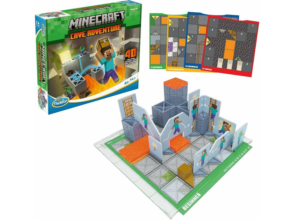 Minecraft Cave Adventure Juego con 40 Desafíos