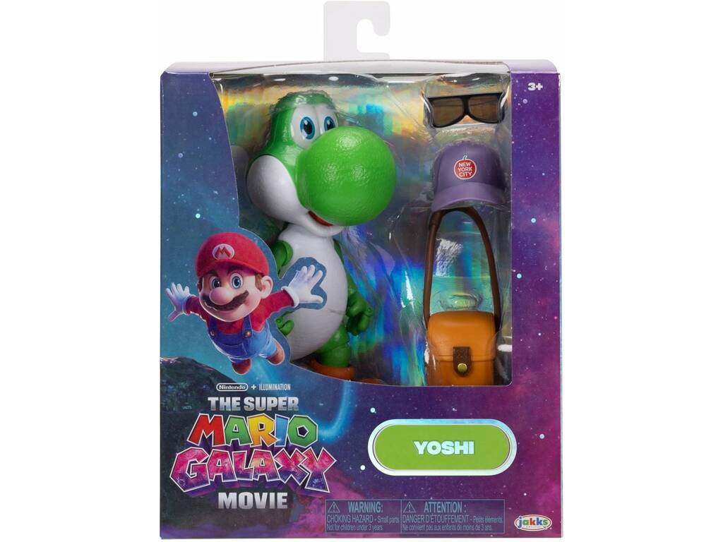 The Super Mario Galaxy Movie Figura Yoshi de 14 cm