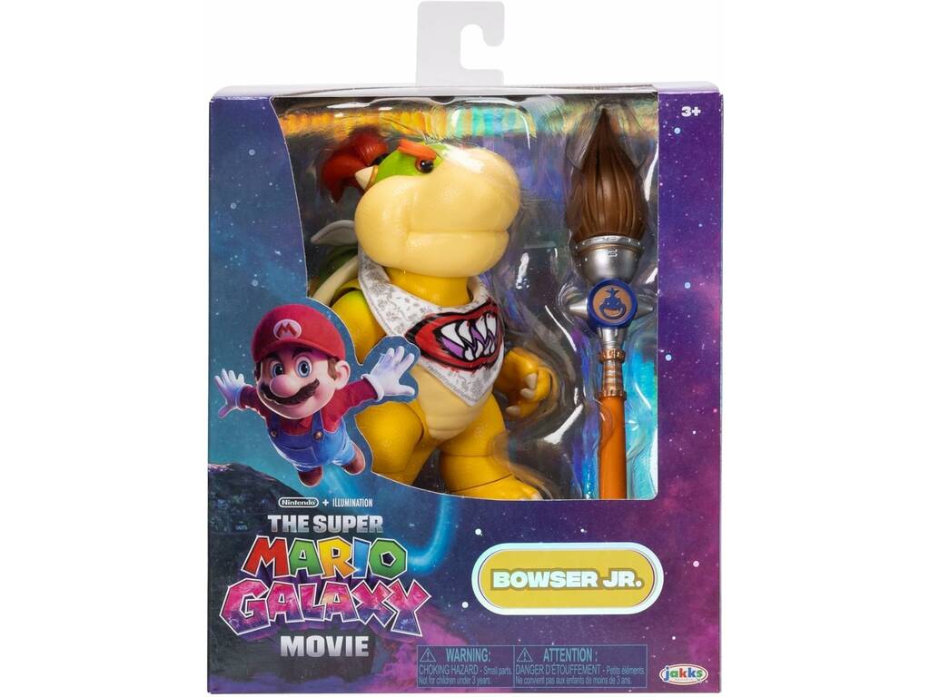 The Super Mario Galaxy Movie Figura Bowser Jr de 14 cm