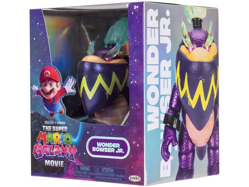 The Super Mario Galaxy Movie Figura Wonder Bowser Jr de 16 cm