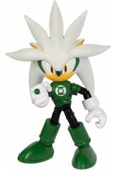 DC X Sonic Figura Silver Green Lantern de 14,5 cm