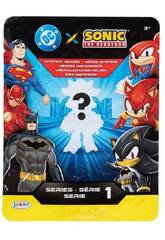 DC X Sonic Héros mystérieux, série 1 Sachet contenant 1 figurine surprise de 7 cm