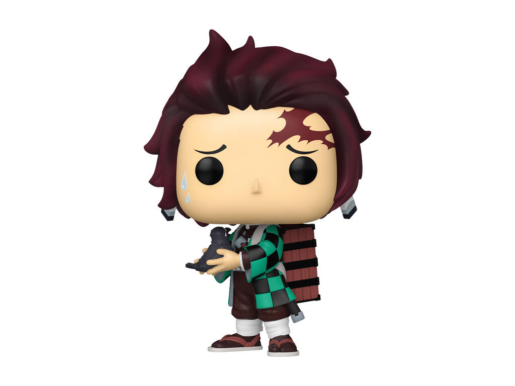 Funko Pop Animation Demon Slayer Figura Tanjiro Kamado con Cuervo