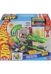 Hot Wheels City L'attaque du crocodile pizzaiolo