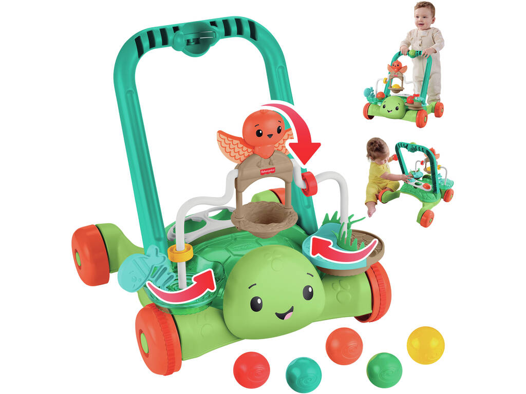 Fisher Price Ríe y Aprende Andador con Actividades Tortuguita Andarina