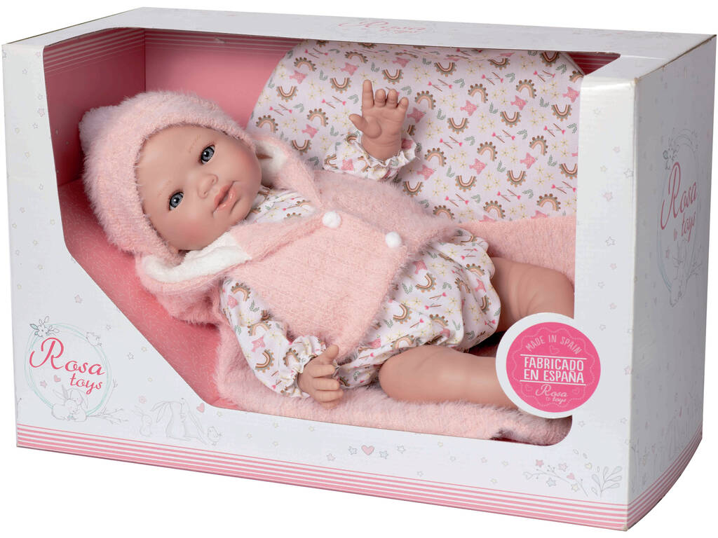 Muñeca Bebé María Llorona de 40 cm con Chupete