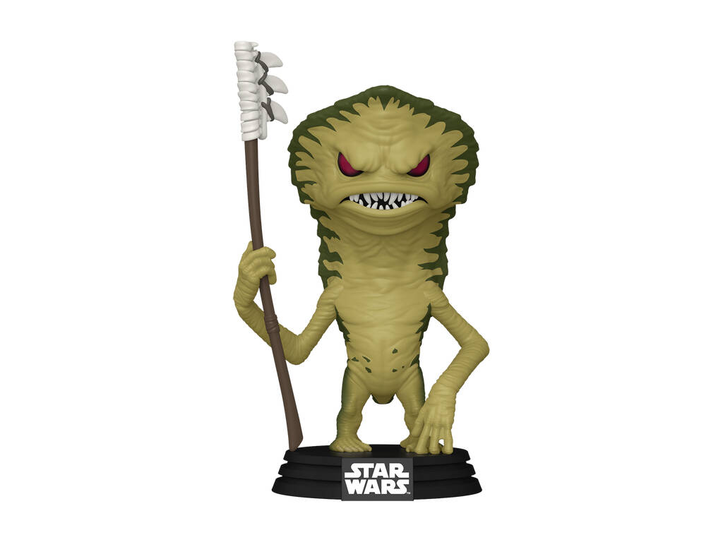 Funko Pop Star Wars The Mandalorian And Grogu Figura Amani con Cabeza Oscilante