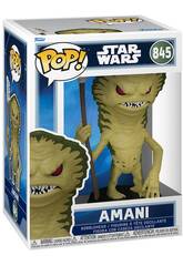 Funko Pop Star Wars The Mandalorian And Grogu Figura Amani con Cabeza Oscilante