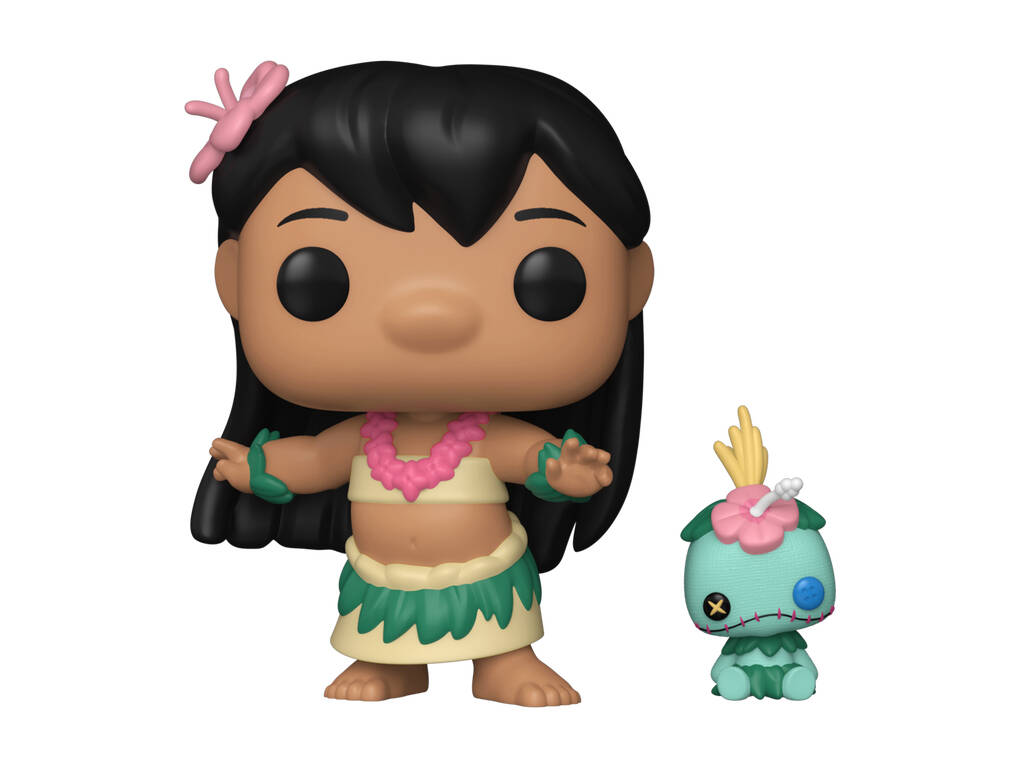 Funko Pop Disney Lilo & Stitch Figura Hula Lilo con Scrump
