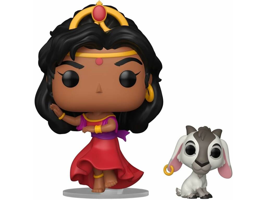 Funko Pop Disney El Jorobado de Notre Dame Figura Esmeralda y Djali