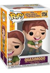Funko Pop Disney El Jorobado de Notre Dame Figura Quasimodo con Pájaro