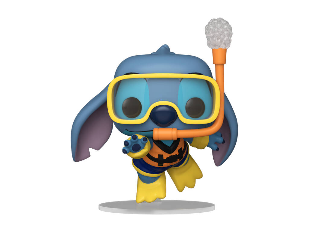 Funko Pop Disney Lilo & Stitch Figura Stitch con Equipo Snorkel