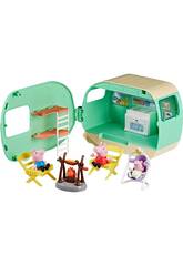 Peppa Pig La Caravana de los Tres Cerditos con Figuras y Accesorios