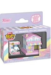 Funko Bitty Pop Towns Hello Kitty And Friends Chef Cinnamaroll con Cafetería