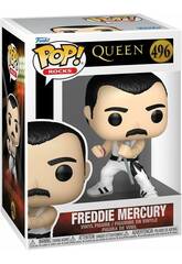 Funko Pop Rocks Queen Figura Freddie Mercury Look Blanco