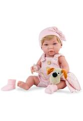 Muñeca Bebé Ane Baby de 45 cm con Chupete y Dou Dou