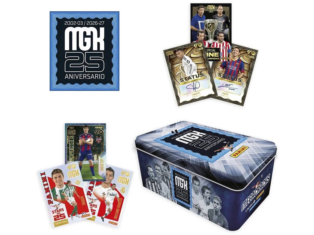 Megacracks 25 Aniversario Box Premium con 35 Cards Exclusivas Panini