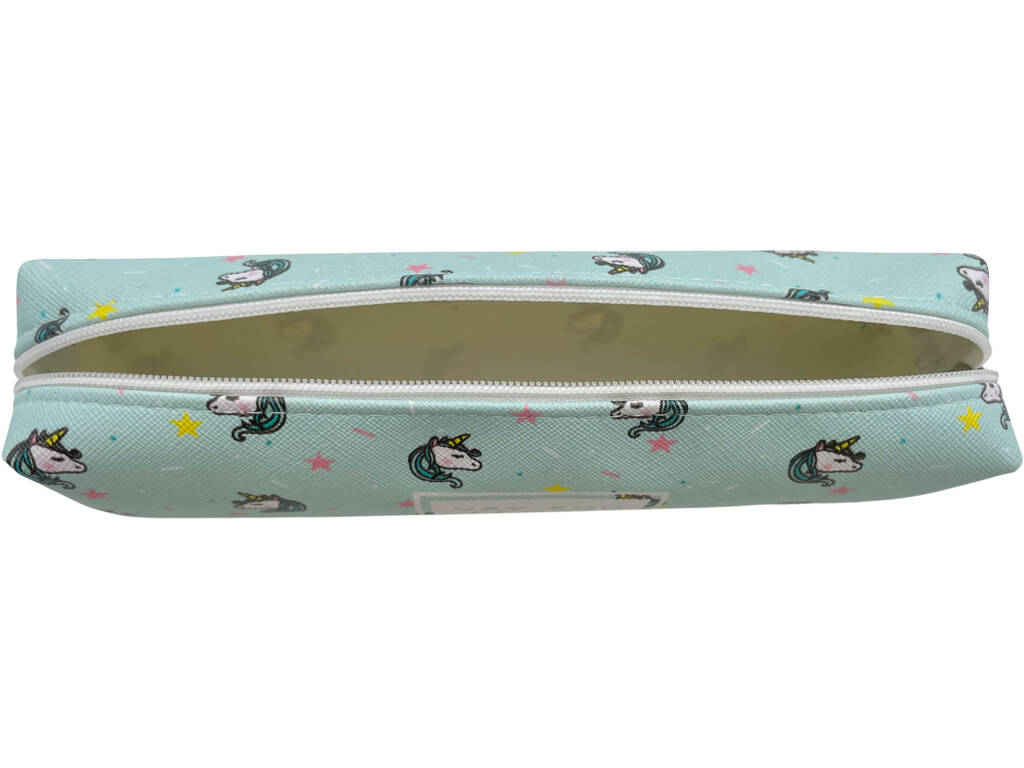 Portatodo Azul I Love Unicorns de 6x21x4 cm
