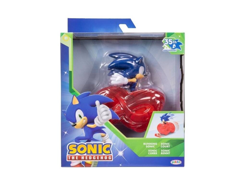 Sonic The Hedgehog Figura Sonic Corre de 12 cm