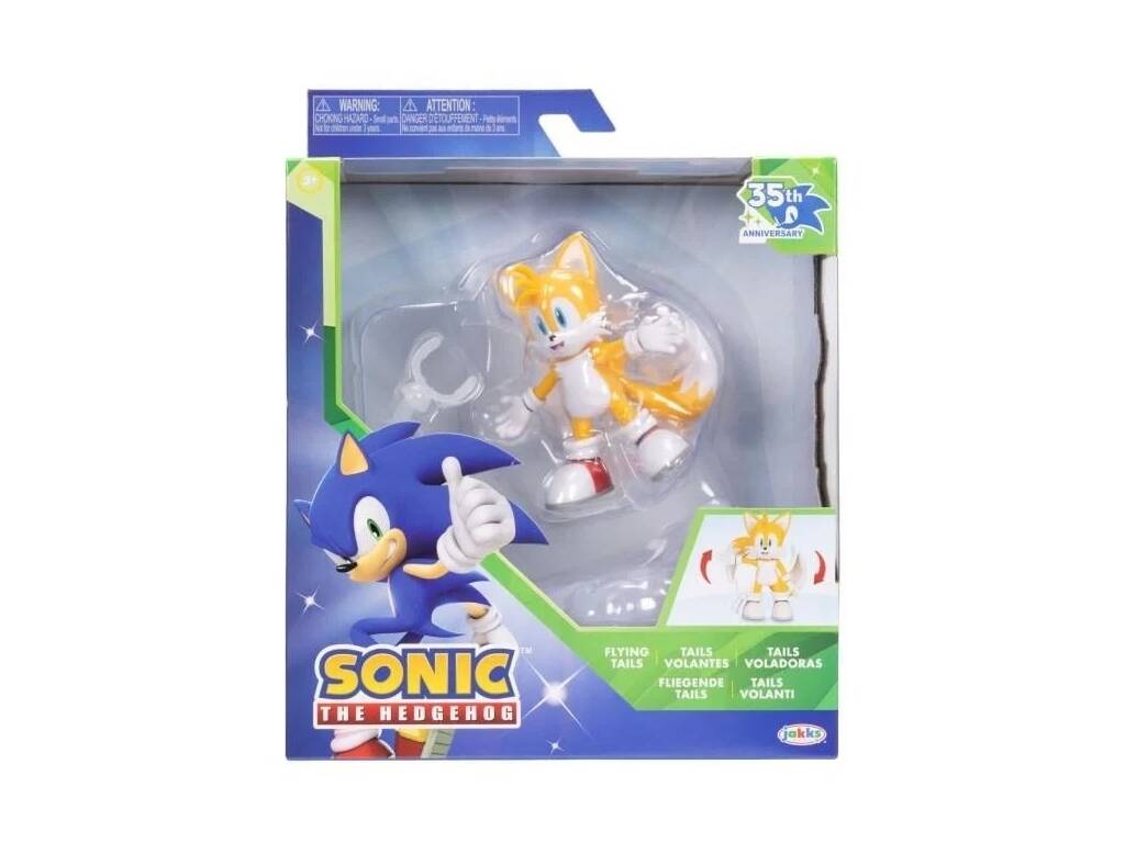 Sonic The Hedgehog Figura Tails Voladoras de 10 cm