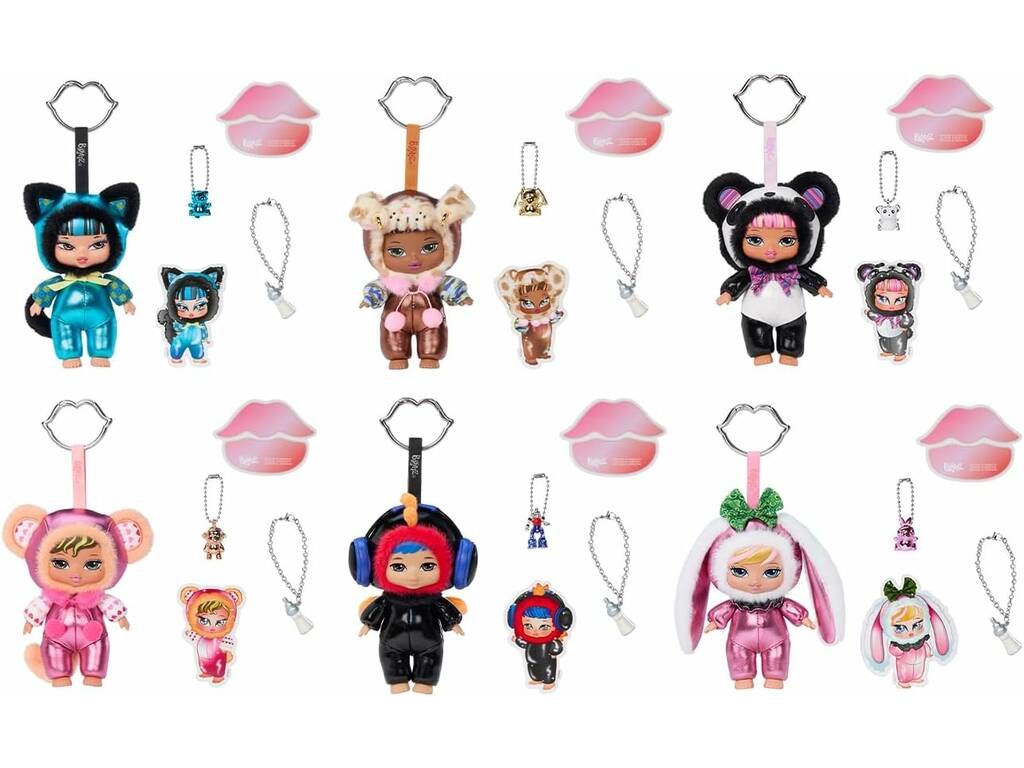 Bratz Bratziez Tokyo A Go-Go Seriez Peluche Colgante Sorpresa - imagen 2