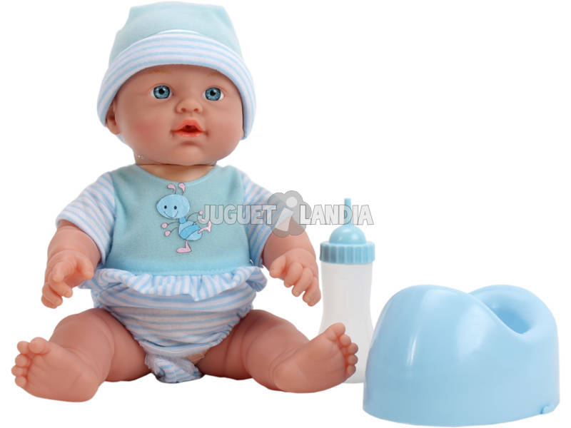Puppe 30 cm. Baby Pipi mit Accessoires