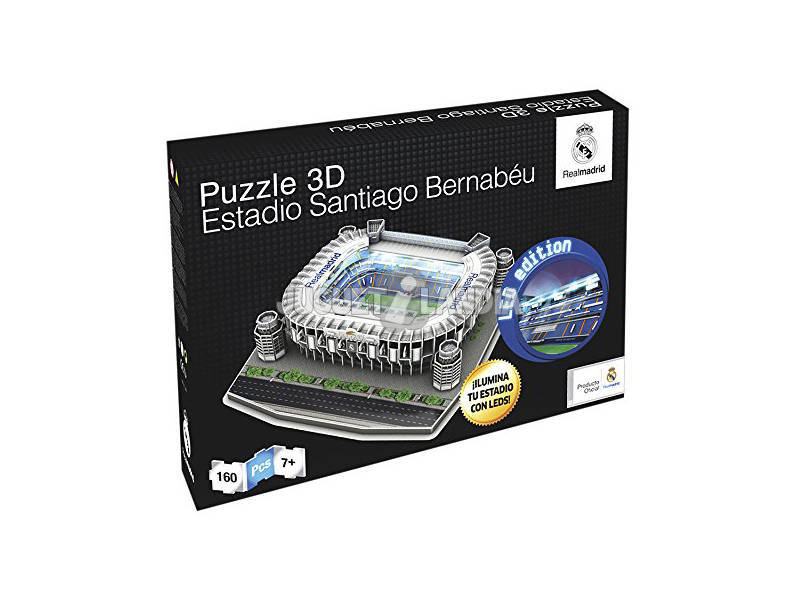 Puzzle 3D Real Madrid Santiago Bernabeu Con Led