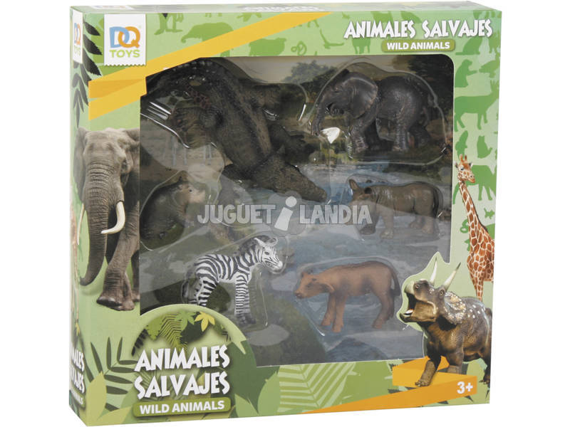 Animaux Sauvages 6 Pièces