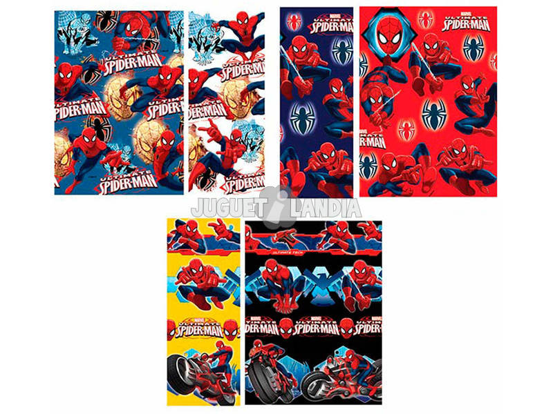 Papel de Embrulho Spiderman 200 x 70 cm.