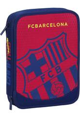 Plumier Doble 56 piezas F.C. Barcelona