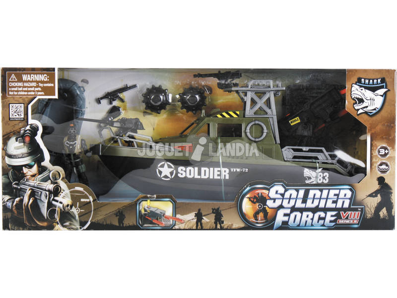 Soldier Force Patrullera con Figura y Accesorios