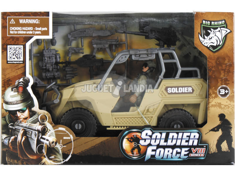 Soldier Force Tanque Avec Figurine et Accessoires