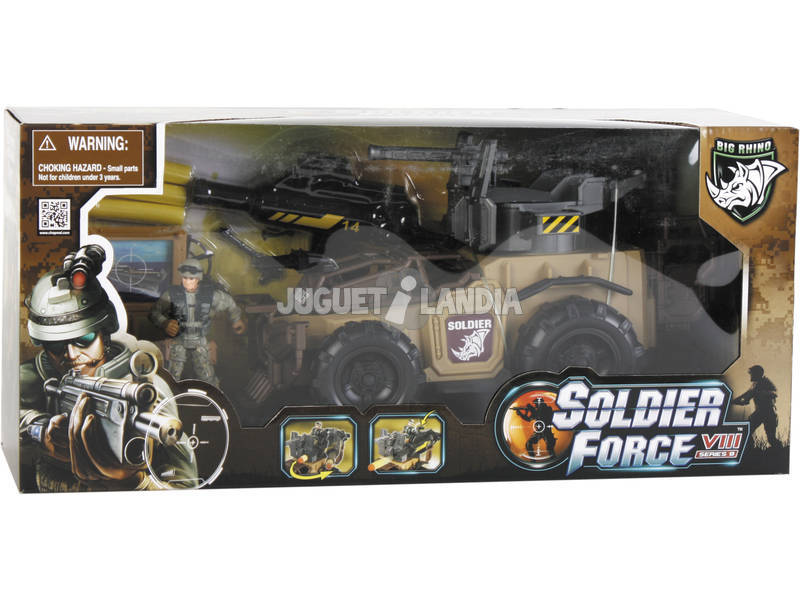 Soldier Force Véhicule Lance-Missile Avec Figurine