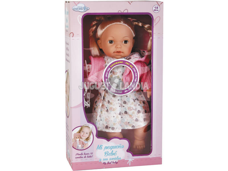 Puppe 30 cm. mit Soundeffekten Mädchen