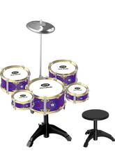Bateria Jazz 5 Tambores e Prato 