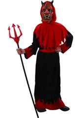 Maschera Guerriero Demonio Bambino Taglia S