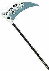Foice com caveiras de 122 cm.