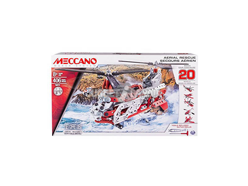 Meccano 20 Model Helicóptero Bizak 6192 9178