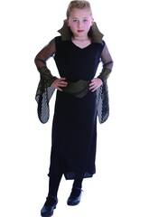 Fantasia Vi�va Negra Malvada Menina Tamanho XL