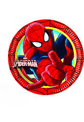 Spiderman Pack 8 Assiettes 20cm