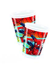 Spiderman pack 8 copos 200 ml.