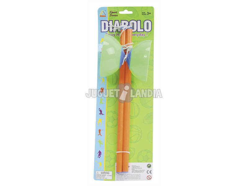 Diabolo 38 cm avec des bâtons en plastique