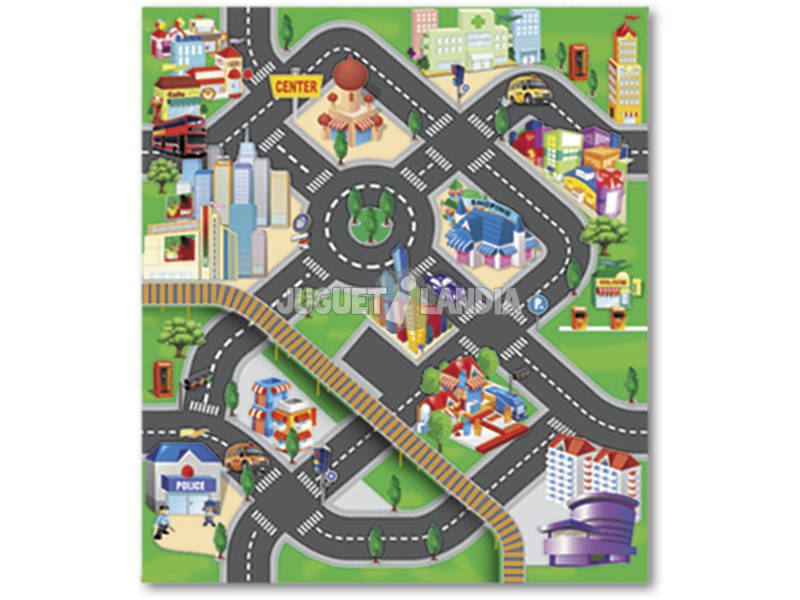 Tapis City avec véhicule