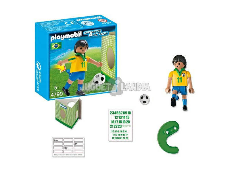 Playmobil Giocatore di calcio Brasile